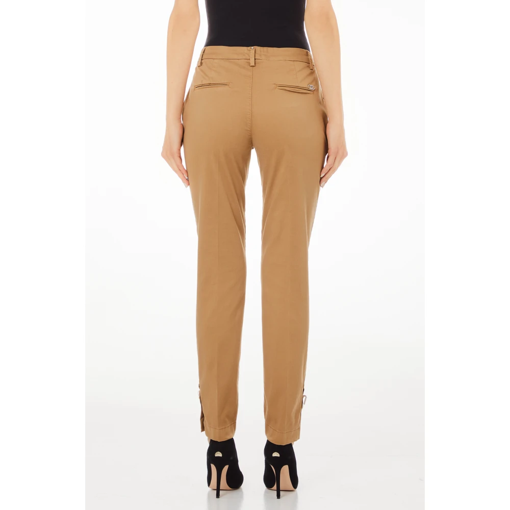Liu Jo Chino Chic Regular Fit Broek Beige Dames
