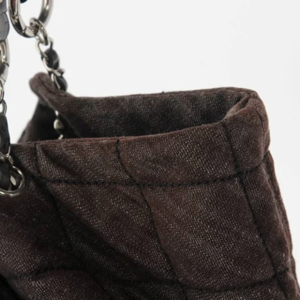 Chanel Vintage Pre-owned Leather chanel-bags Brown Dames
