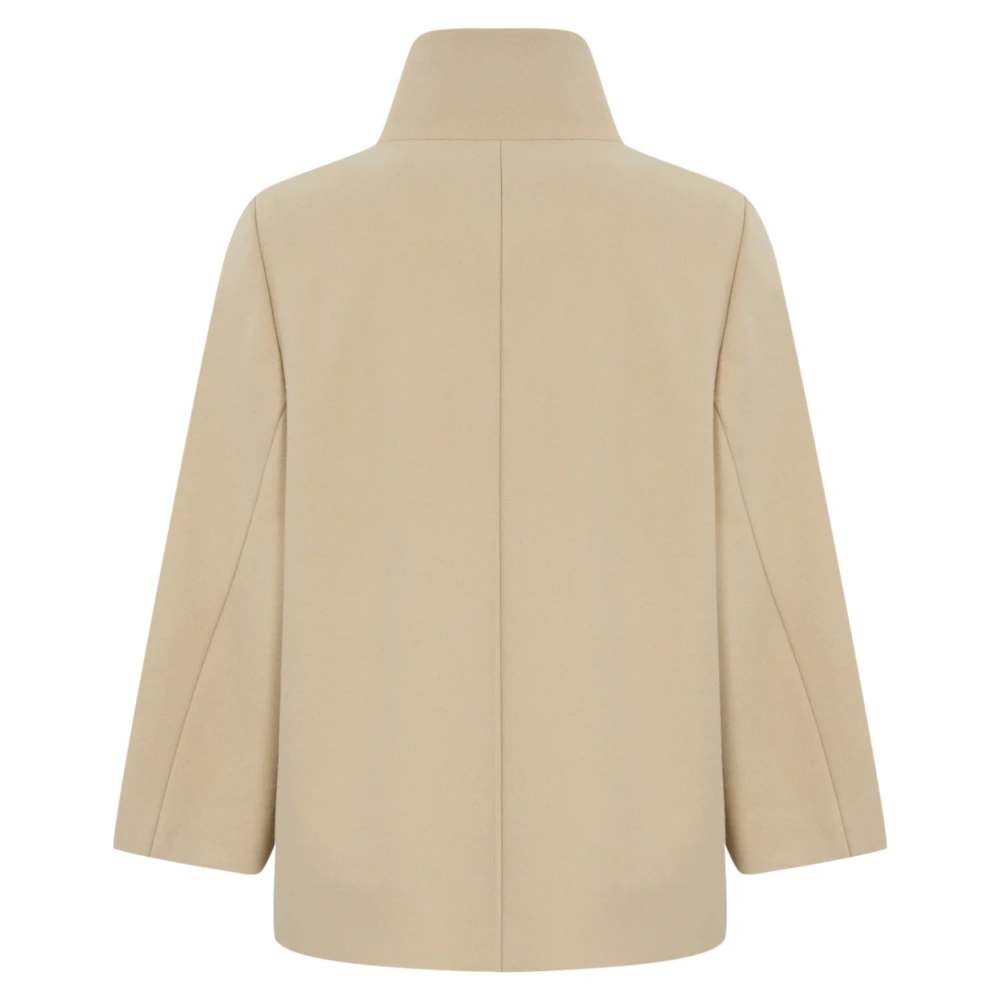 Fay Natuurlijke wollen blend jas Beige Dames