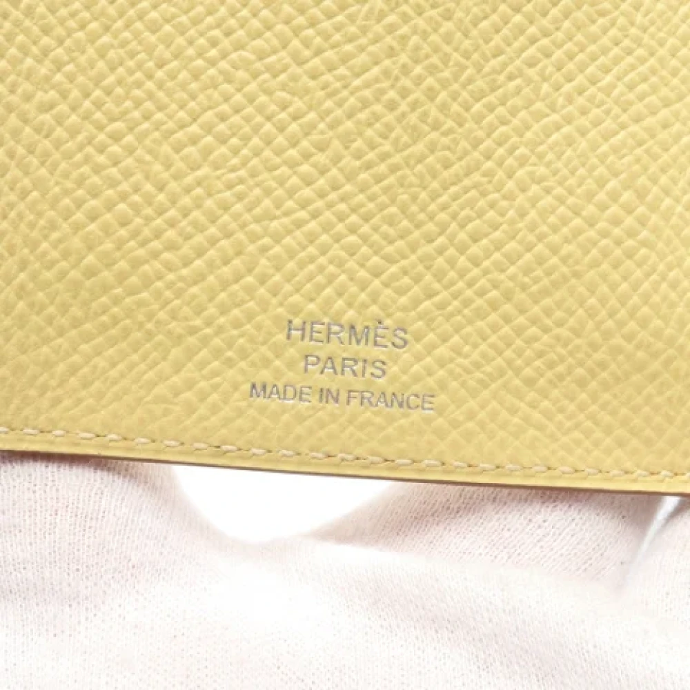 Hermès Vintage Pre-owned Canvas key-holders Yellow Dames
