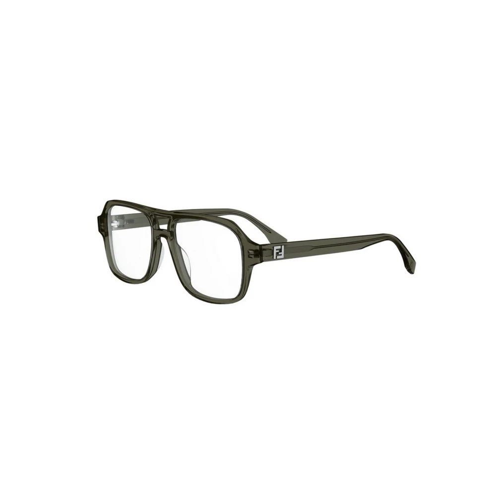 Fendi Gray Glasses, Male, 54 Mm, Ff Squared Eyeglasses