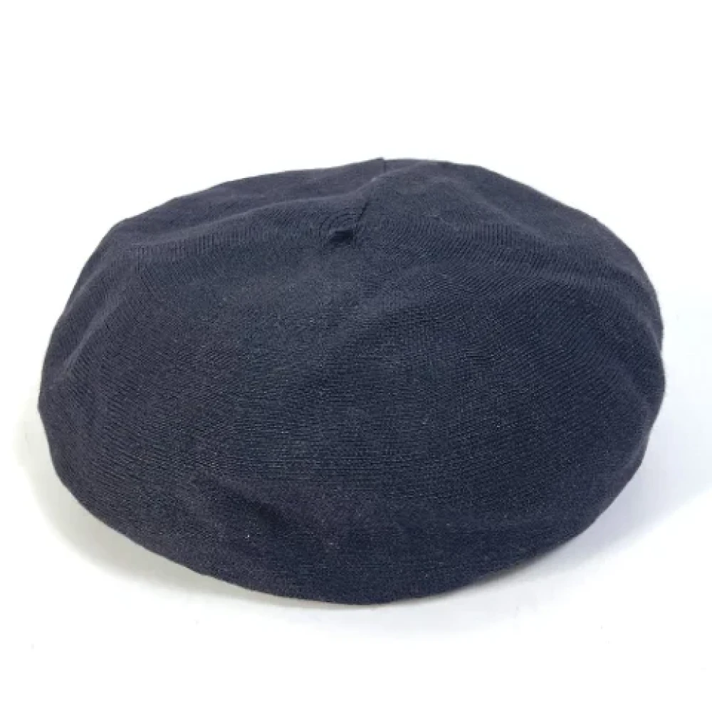 Dior Vintage Pre-owned Fabric hats Black Dames