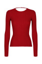 red-sweater-with-lingerie-detail