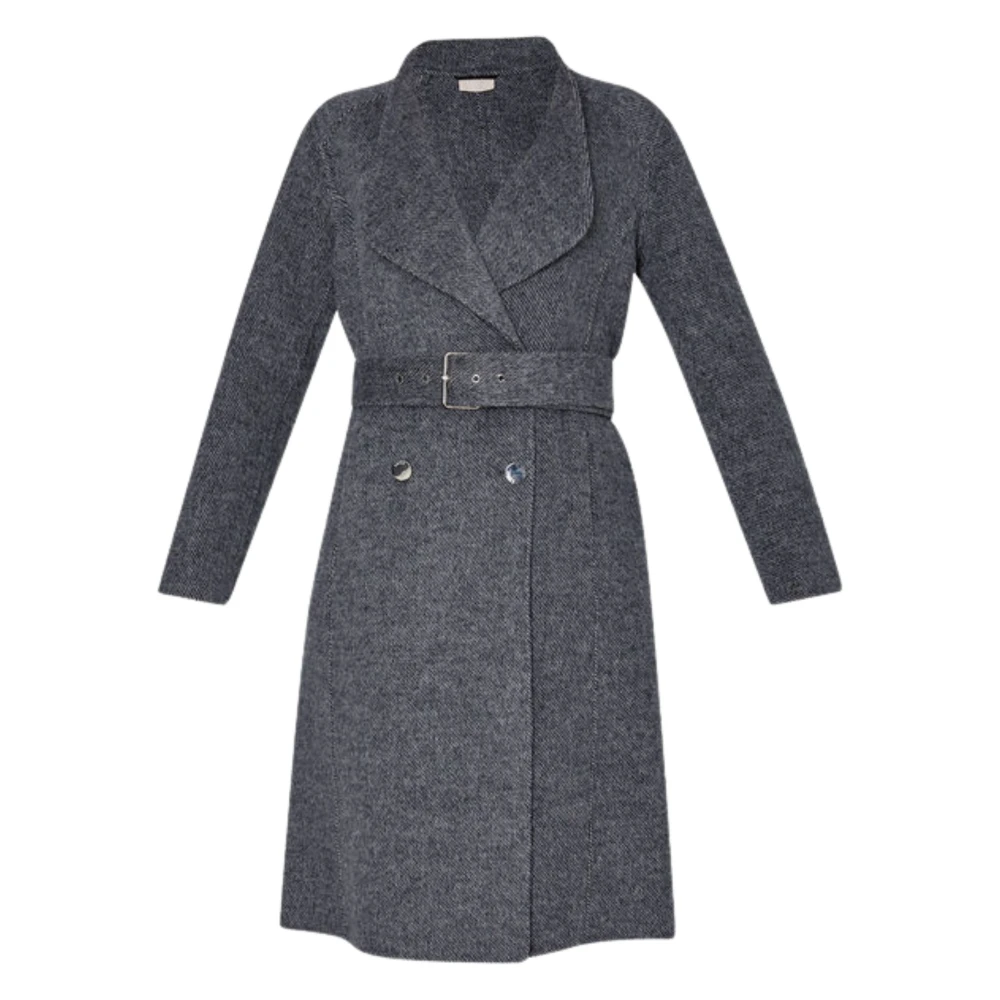 Liu Jo Grijze Melange Dubbel-Borstjas Gray Dames