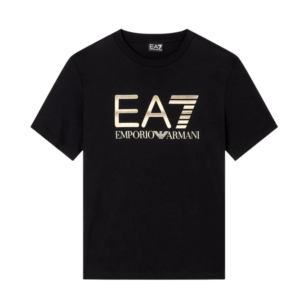 Emporio Armani Ea7 Printed Short Sleeve Round Neck T-Shirt - Male - T-Shirts - Black - S - Tops - Image 5