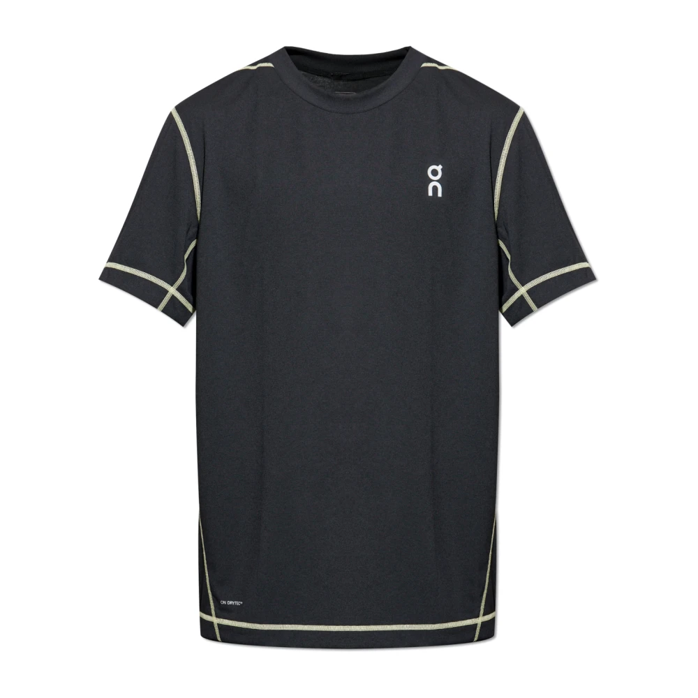 ON Running Trainings T-shirt met print Black Heren