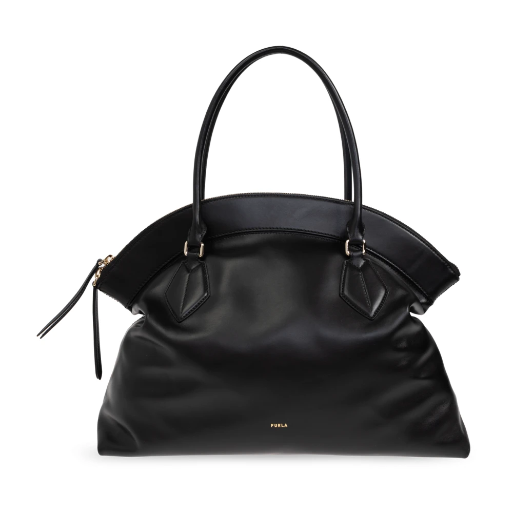 Furla XL shopper tas Black Dames