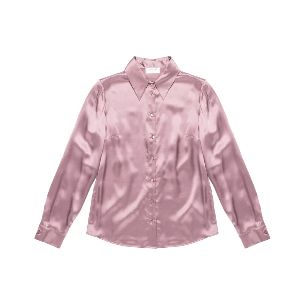 Nenette Women's Pink Camicia Dal Taglio Sfiancato - Shirts - S - Blouses & Shirts