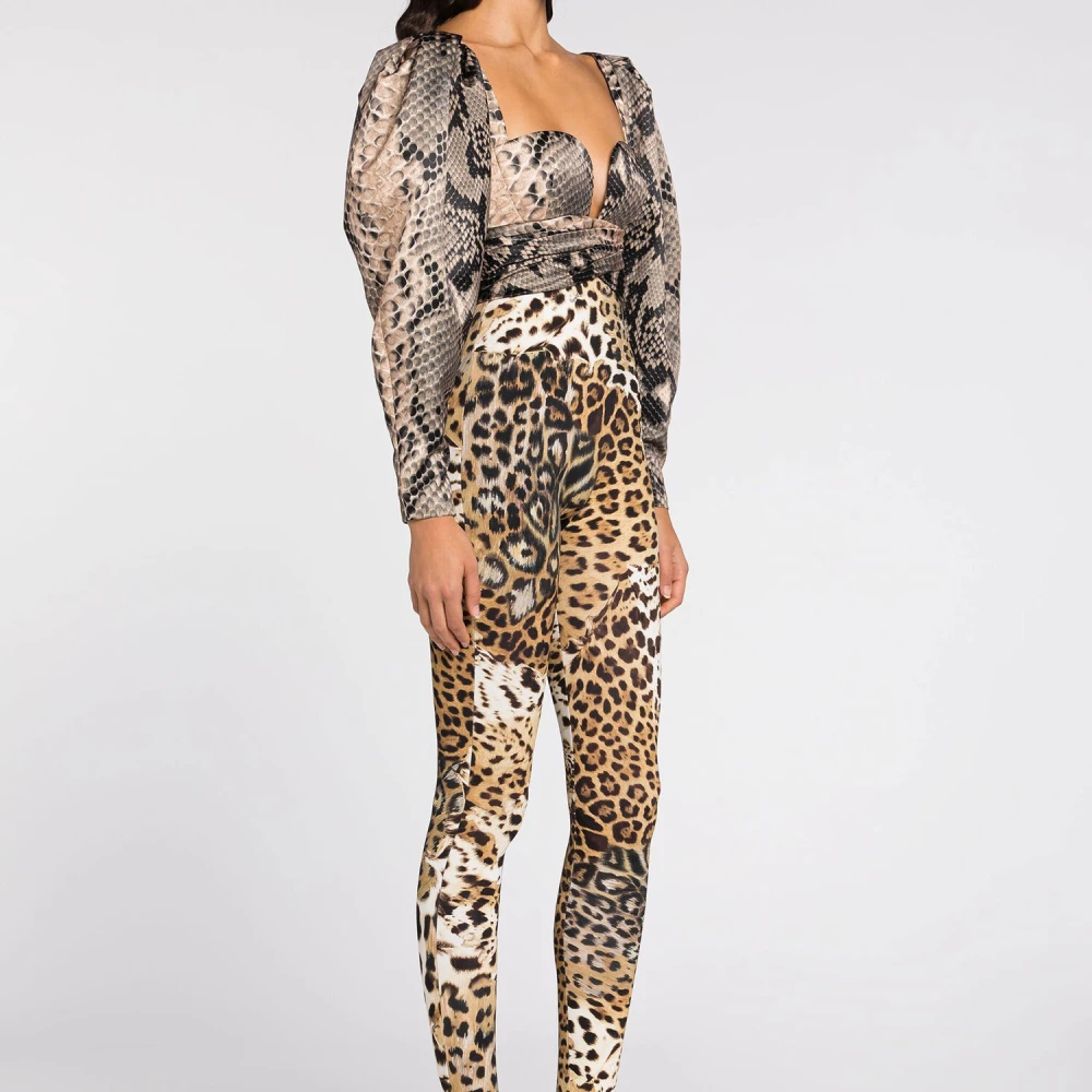 Roberto Cavalli Elegante Zwarte Jurk voor Vrouwen Brown Dames