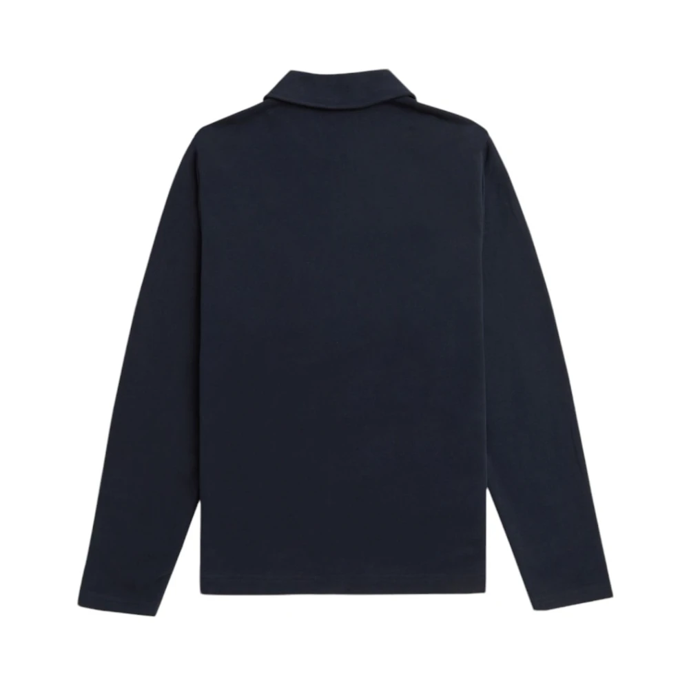 Fred Perry Casual Hoodie Sweatshirt Blue Heren