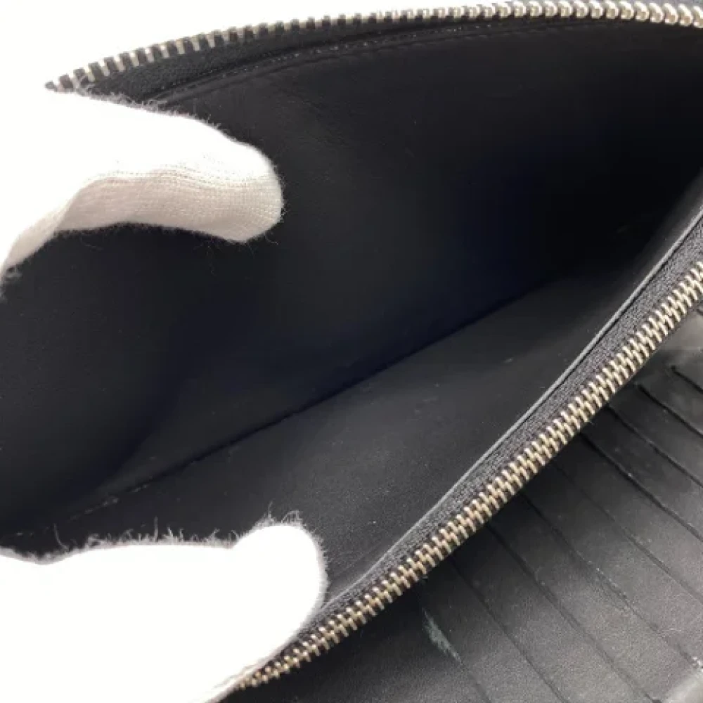 Louis Vuitton Vintage Pre-owned Canvas wallets Black Dames