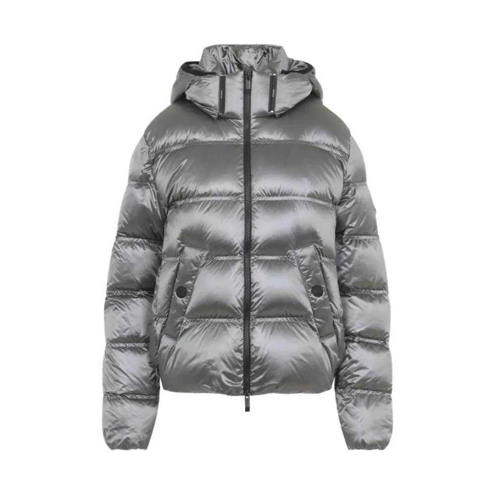 Moncler , Down Jackets, Female, Gray, Xs, Sensation Short Down Jacket
