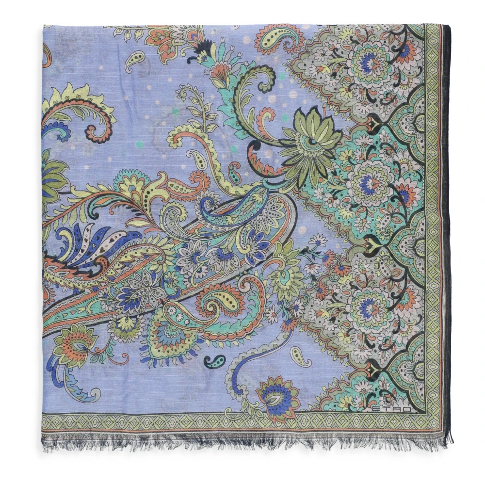 ETRO Paisley Print Multicolor Sjaal Vrouw Multicolor Dames
