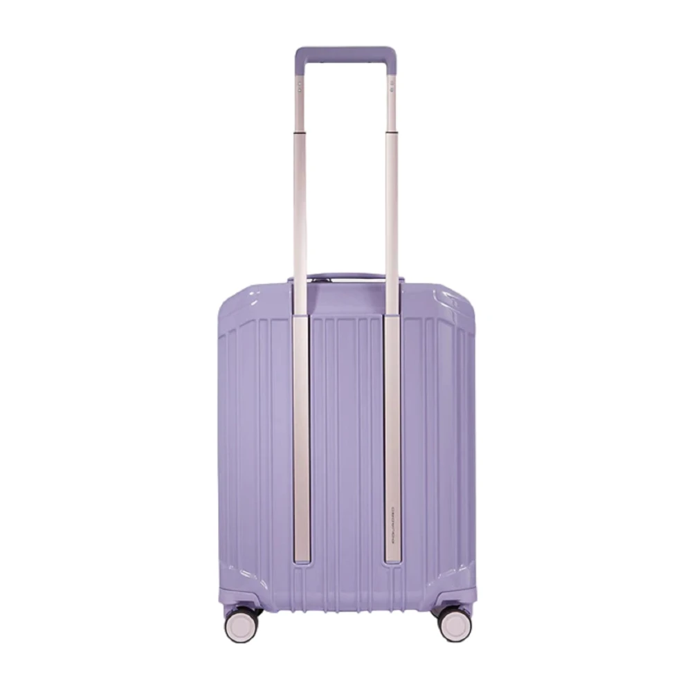 Piquadro Stevige Cabin Trolley met TSA-slot Purple Heren