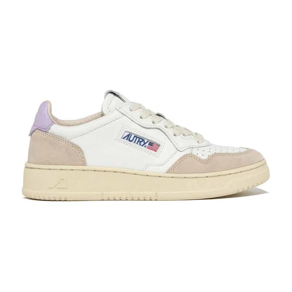 Autry Women's White Medalist Low Trainers - Sneakers - 4 Uk - Shoes
