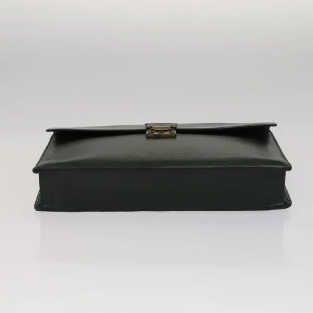 Louis Vuitton Vintage Pre-owned Leather briefcases Green Dames