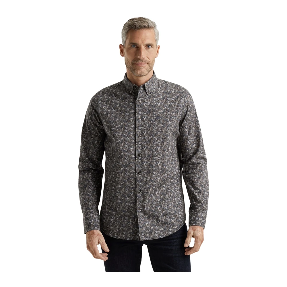 Vanguard Casual Bruin Overhemd Brown Heren