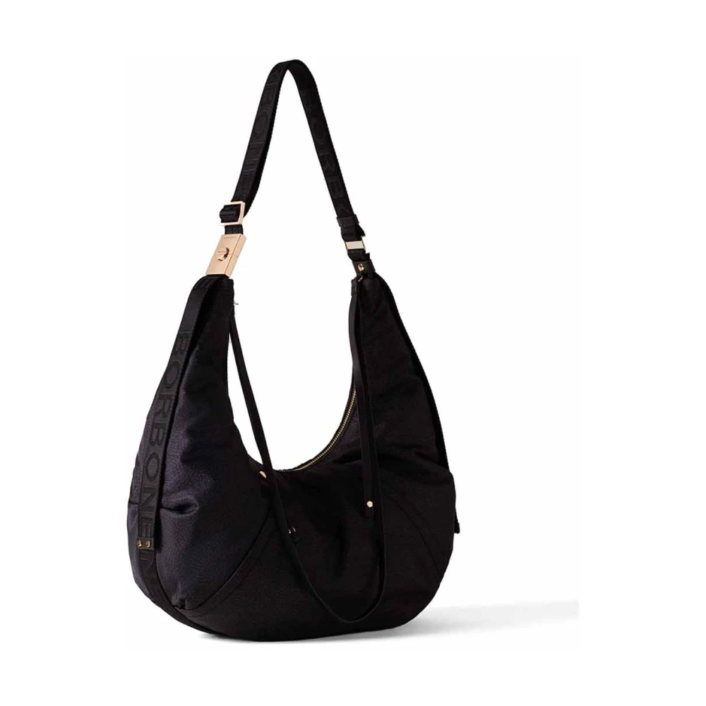Borbonese Fold Line Zwarte Tassen Black Dames