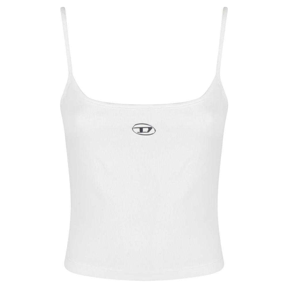 Diesel Vrouw Wit Tops Dames, Xs, Sleeveless Tops