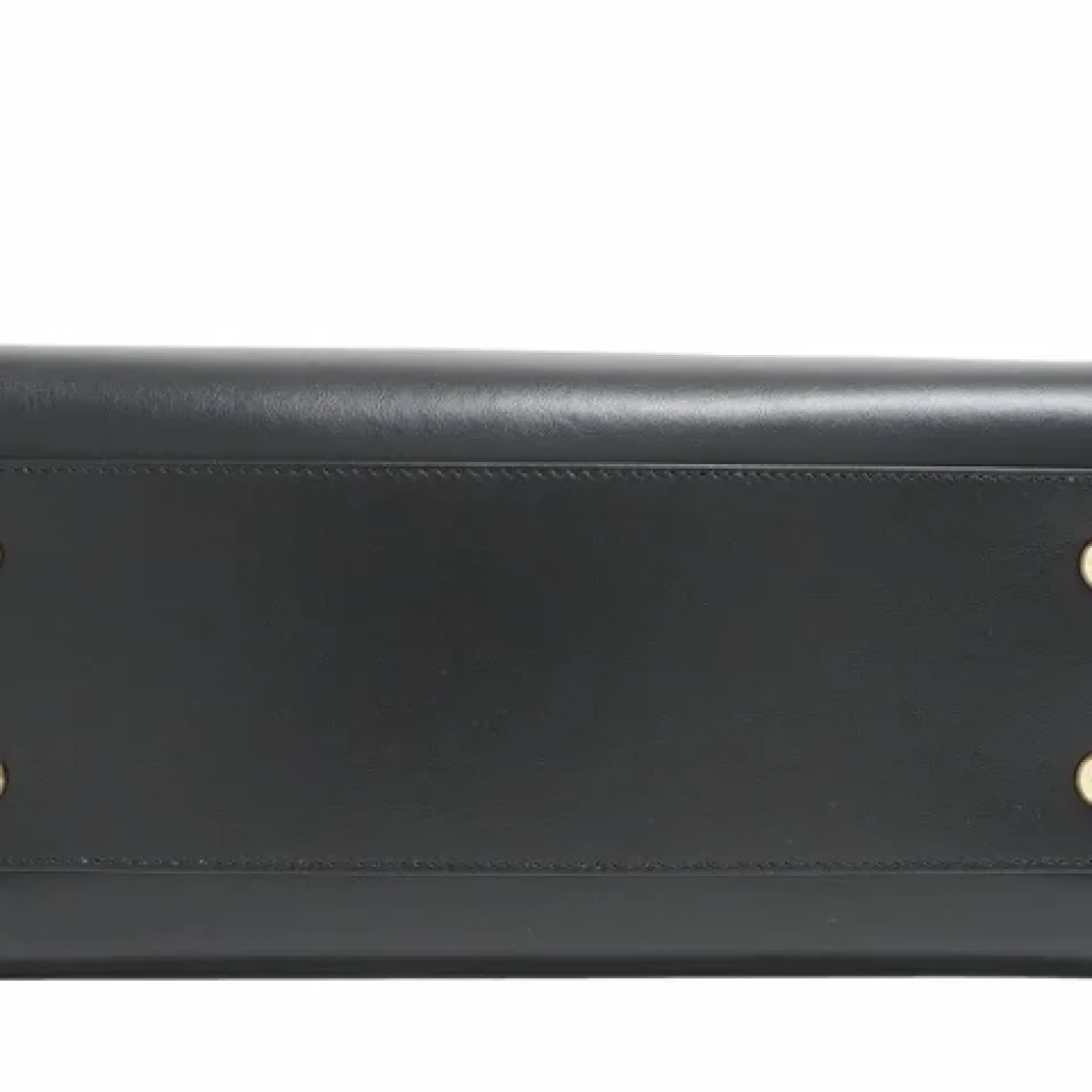 Yves Saint Laurent Vintage Pre-owned Leather handbags Black Dames