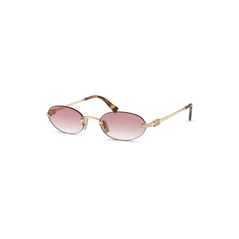 Miu Miu Yellow Sunglasses, Female, 51 Mm, A54s Sunglasses