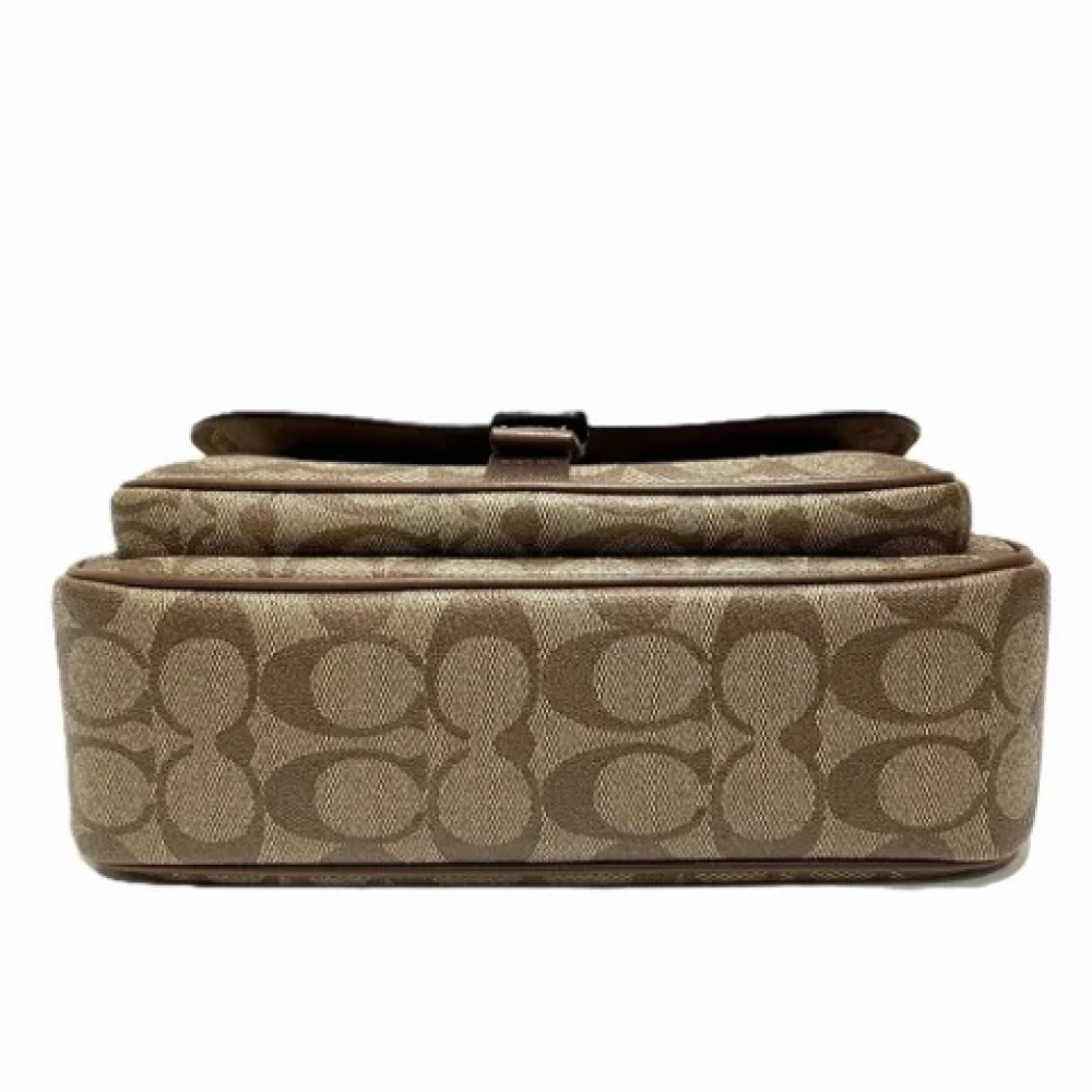Coach Pre-owned Canvas shoulder-bags Brown Dames