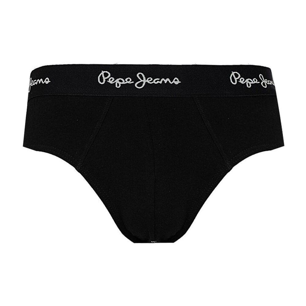 Pack de 3 Slips de Algod n con Cinturilla de Marca Pepe Jeans