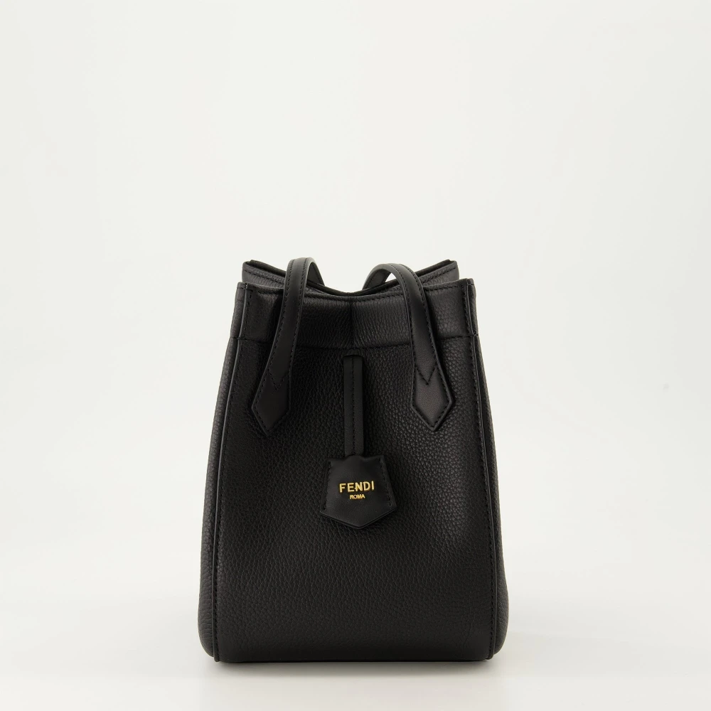 Fendi Zwarte Origami Mini Handtas Collectie Black Dames