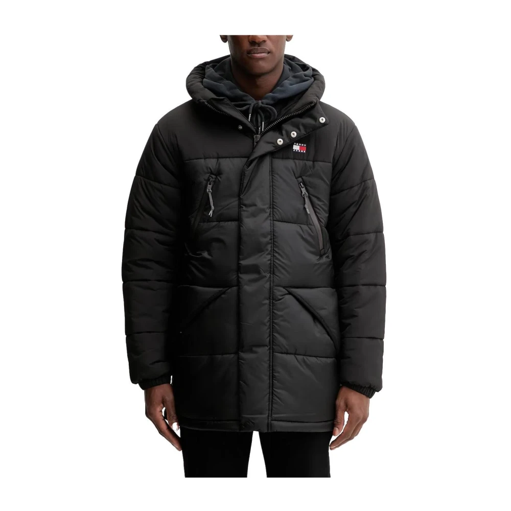 Tommy Hilfiger Men's Black Winter Jackets, Xl, Winter Jackets