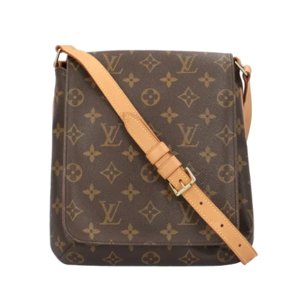 Louis Vuitton Vintage Pre-owned Canvas shoulder-bags Brown Dames