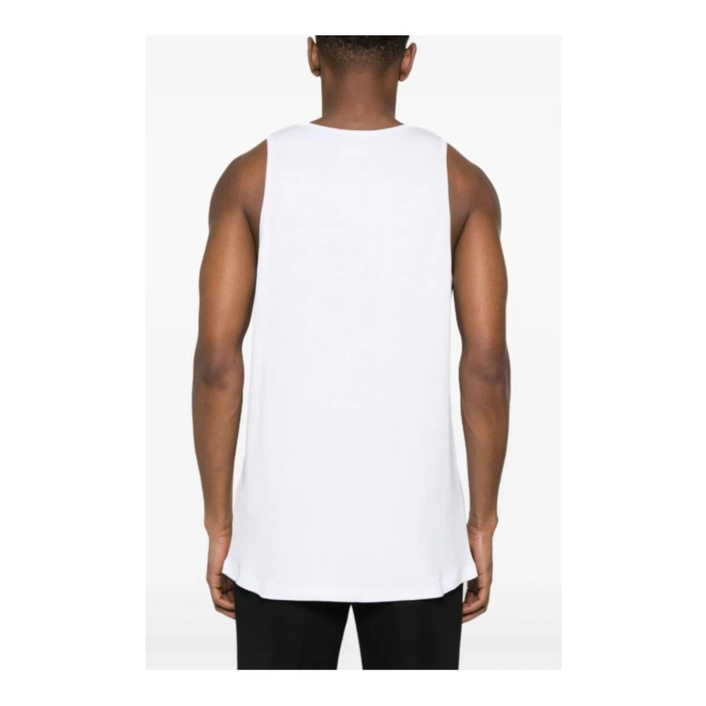 John Richmond Heren Singlet Tank Top White Heren