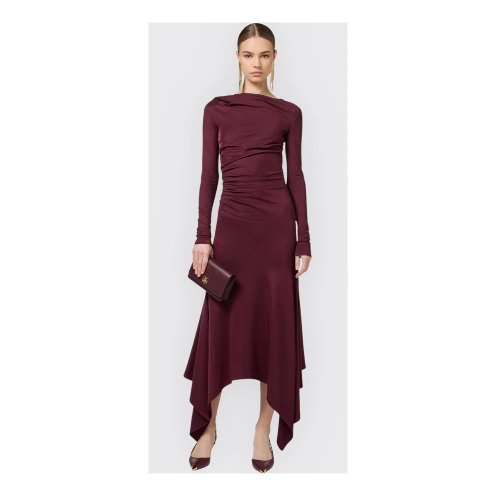 Elisabetta Franchi Damesjurk Abito Donna Red Dames
