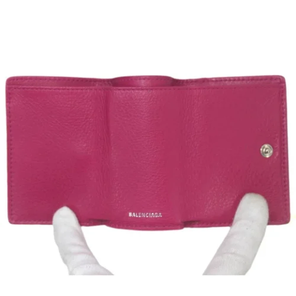 Balenciaga Vintage Pre-owned Fabric wallets Pink Dames