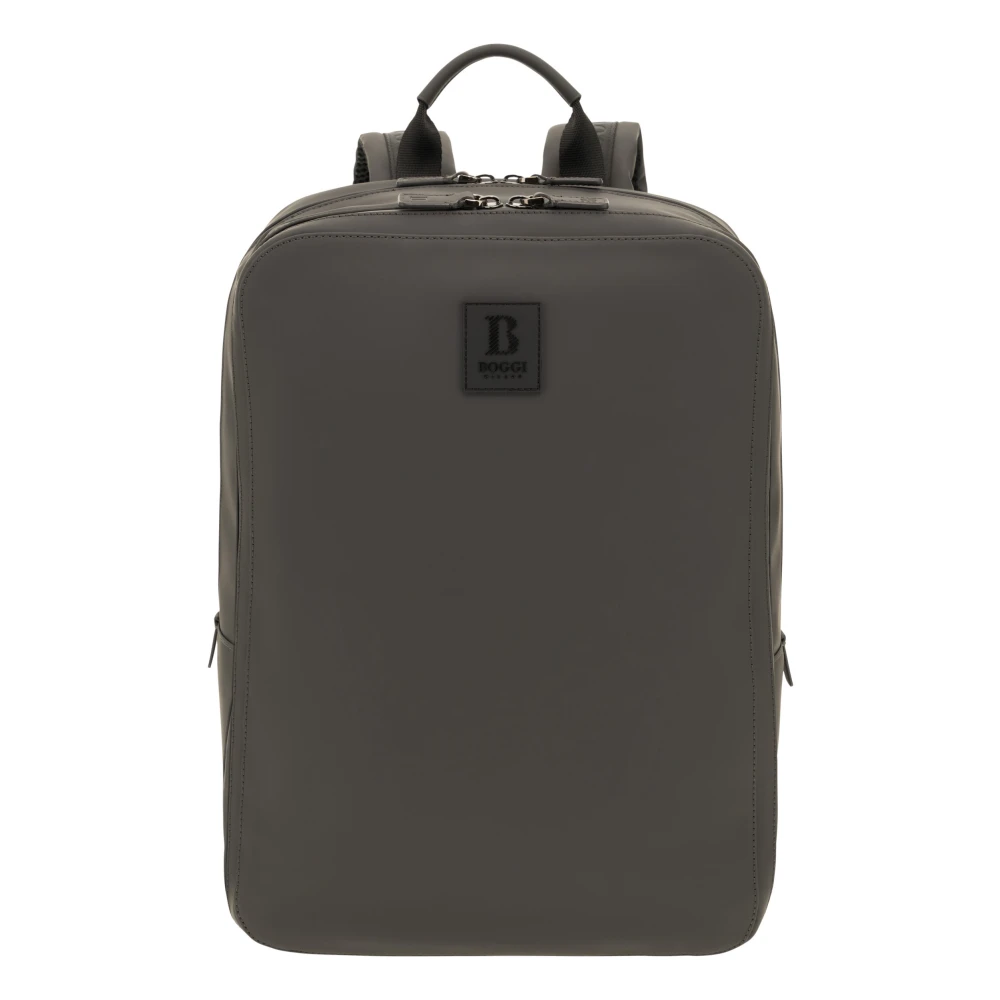 Boggi Milano Herren Schwarz B Tech Rucksack