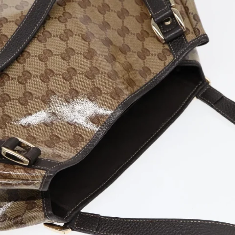 Gucci Vintage Pre-owned Canvas totes Beige Dames