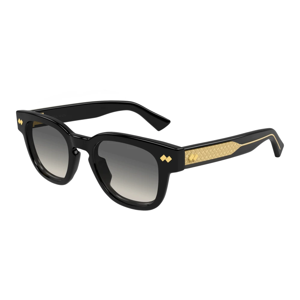 Bottega Veneta Unisex Black Sunglasses, 48 Mm, Intrecciato Sunglasses