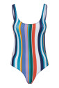 maillot-de-bain-une-piece-blanc-a-rayures-multicolores-pour-femmes
