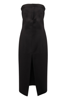 black-midi-dress-with-front-slit