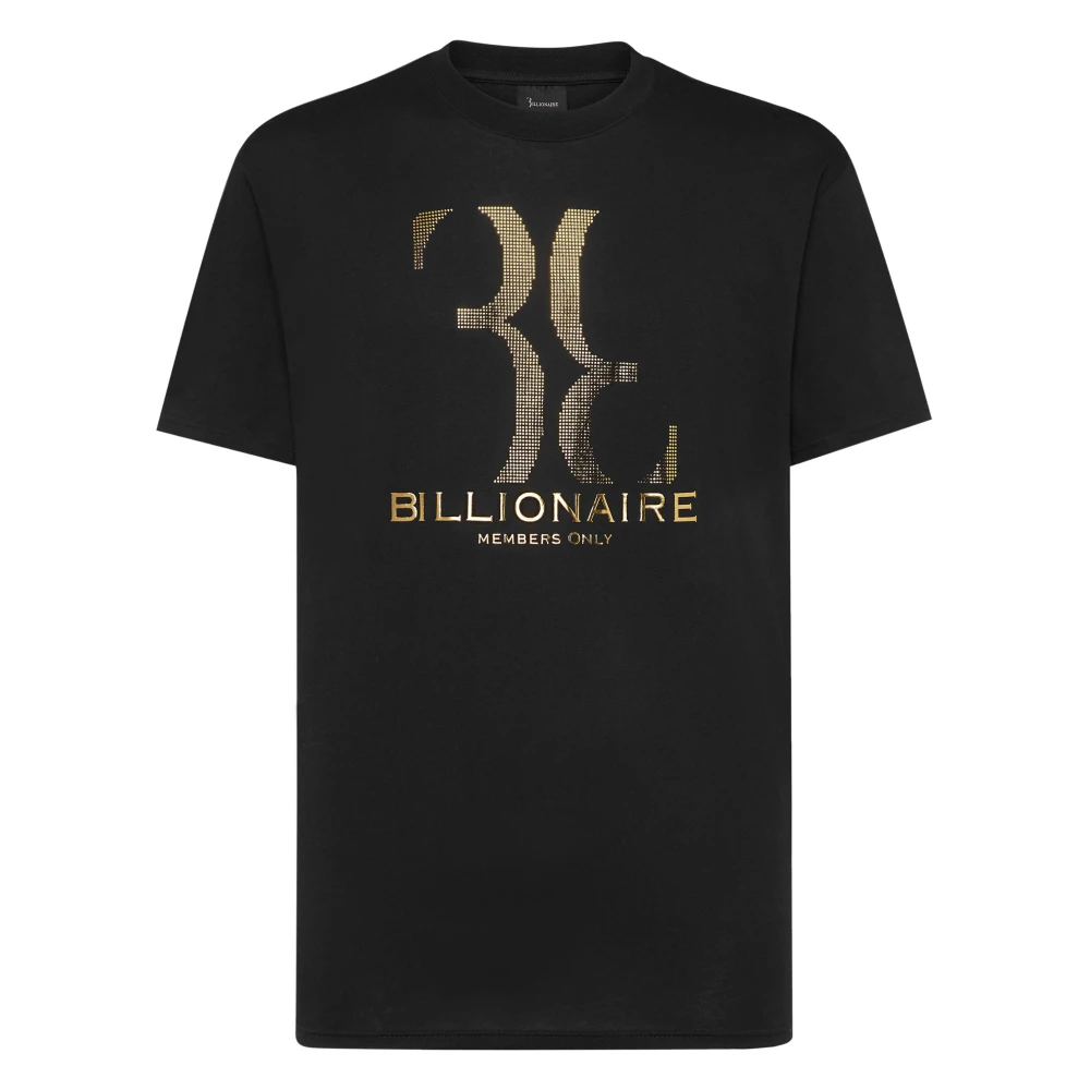 Billionaire Hombre Negro Camisetas, Talla: Xs