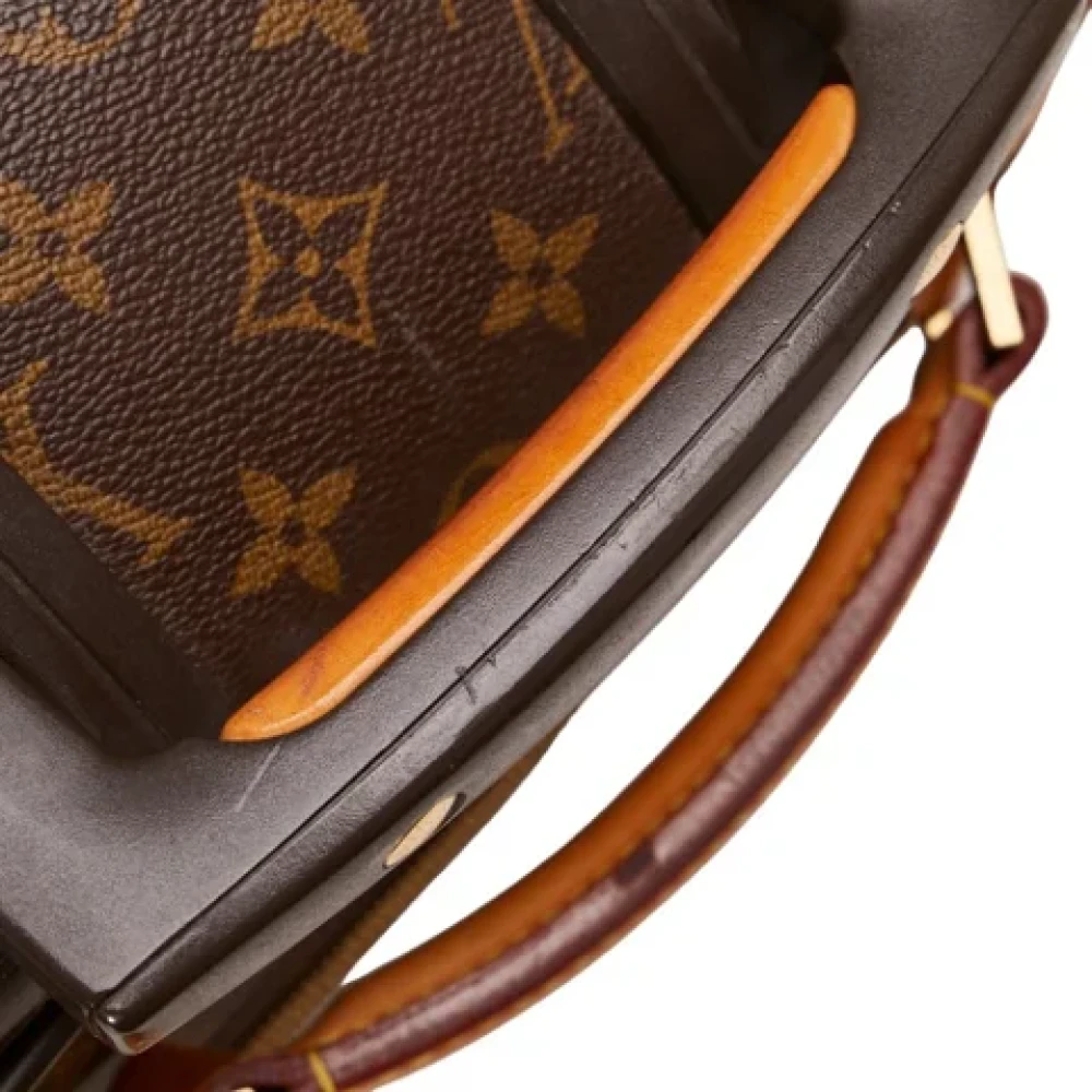 Louis Vuitton Vintage Pre-owned Cotton louis-vuitton-bags Brown Heren