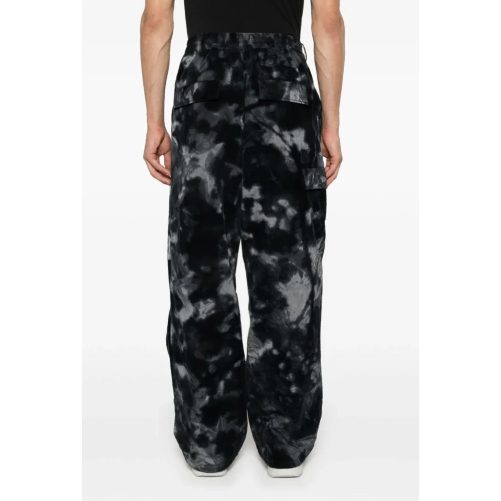 Y-3 Zwarte Multicolor Stijlvolle Broek Black Heren