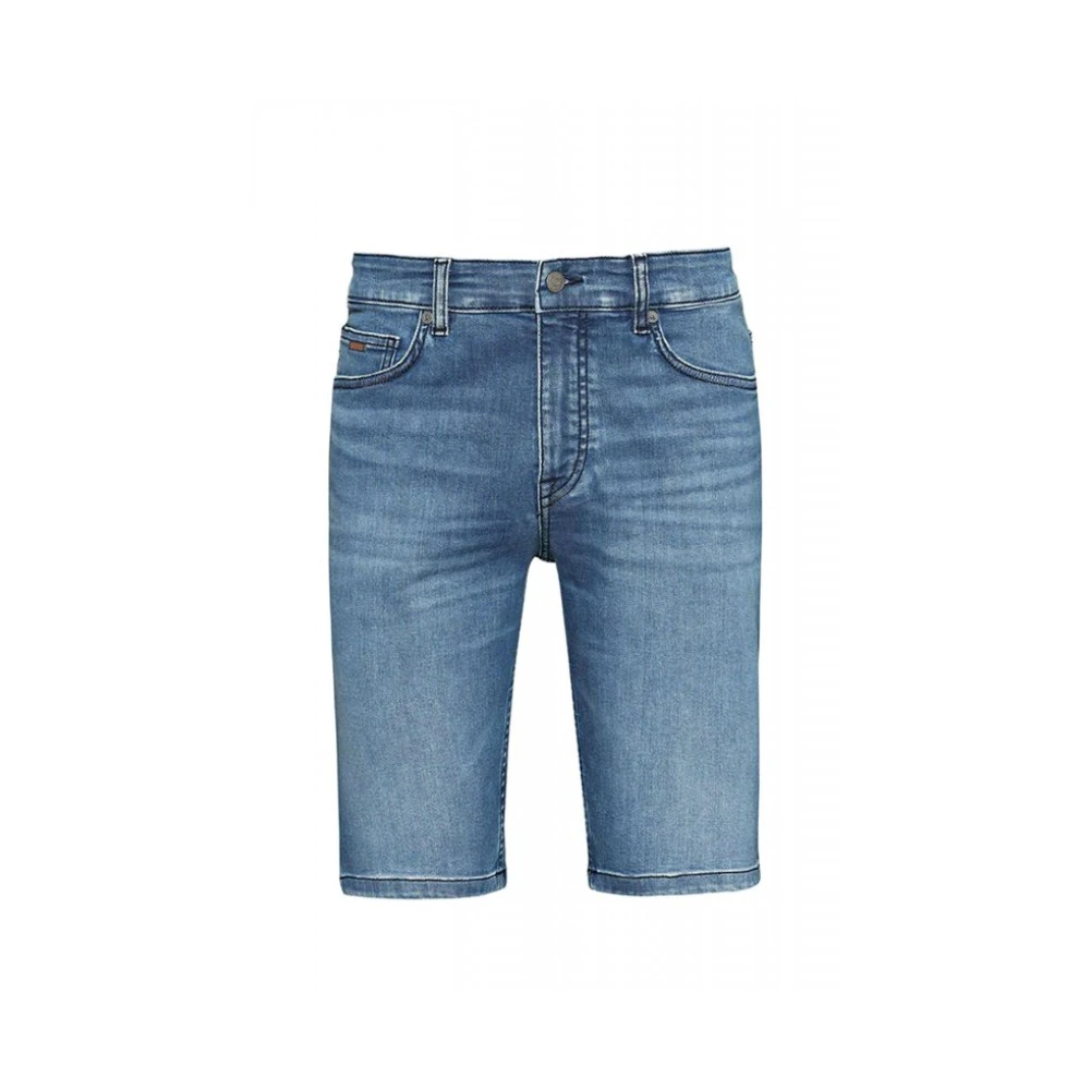 Hugo Men's Blue Shorts - Denim Shorts - W38 - Shorts