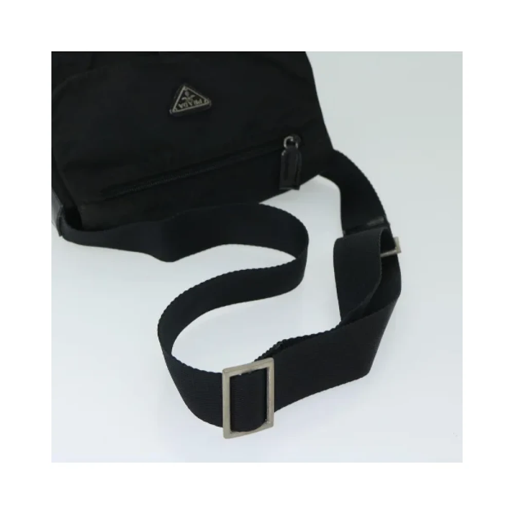 Prada Vintage Pre-owned Nylon prada-bags Black Dames