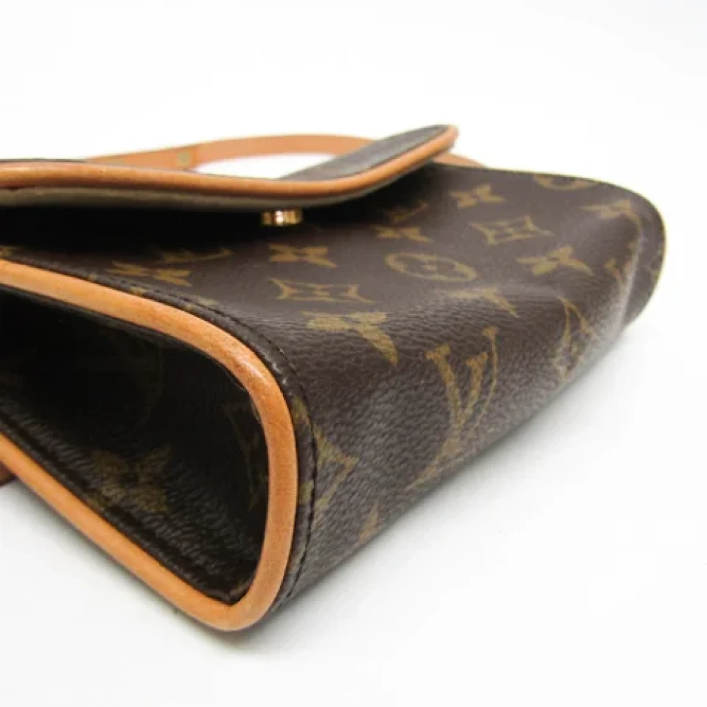 Louis Vuitton Vintage Pre-owned Fabric crossbody-bags Brown Dames