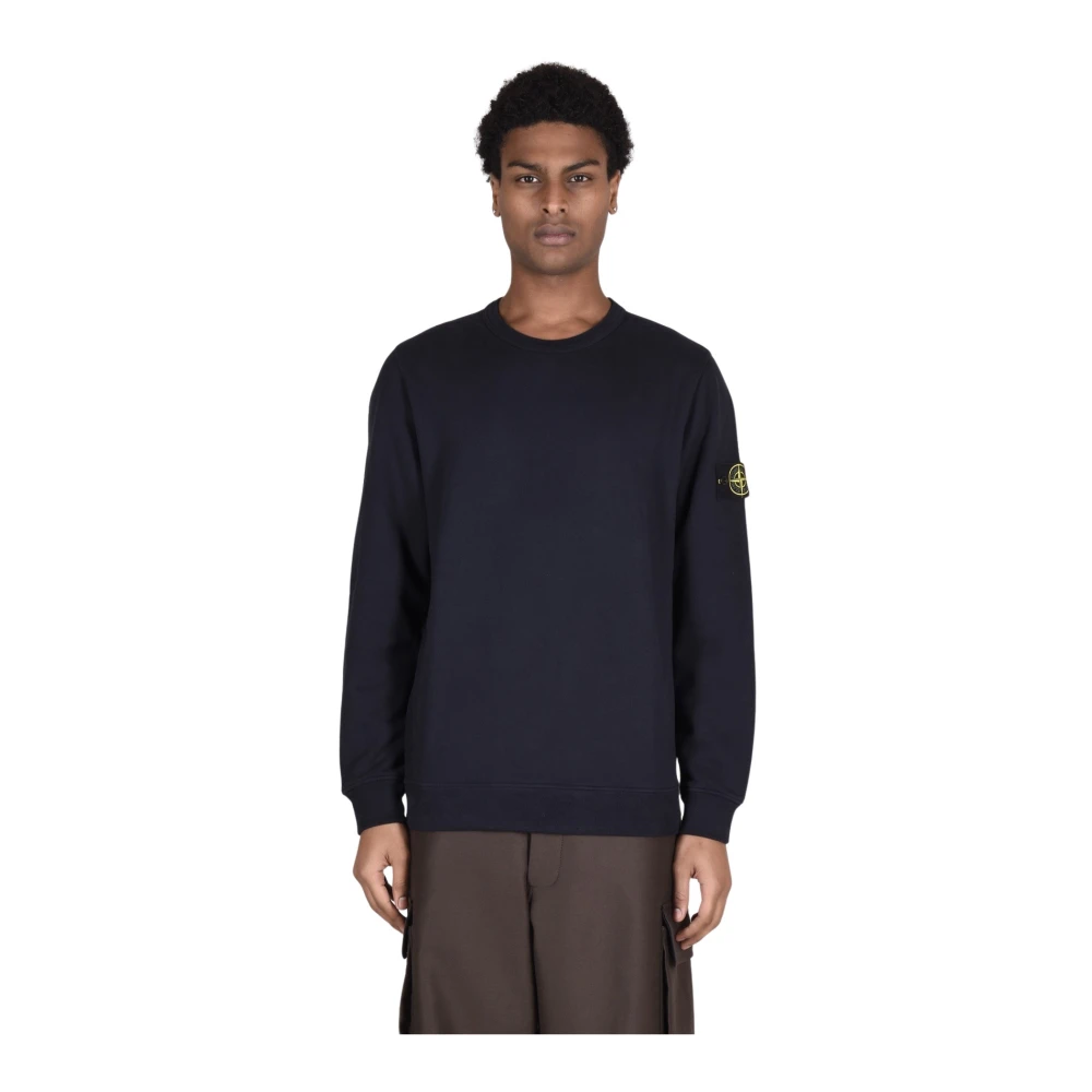 Stone Island Katoenen sweatshirts voor heren Blue Heren