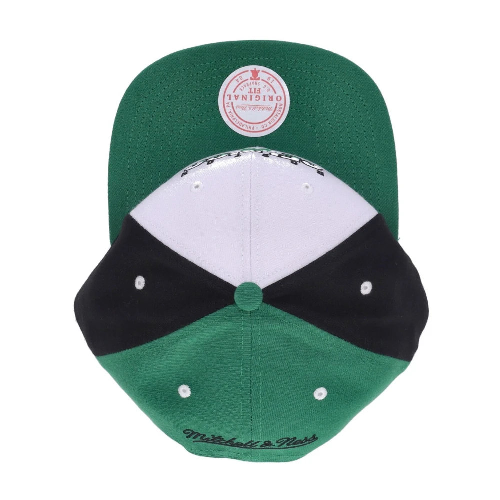 Mitchell & Ness Boston Celtics Snapback Pet Wit Groen Multicolor Heren