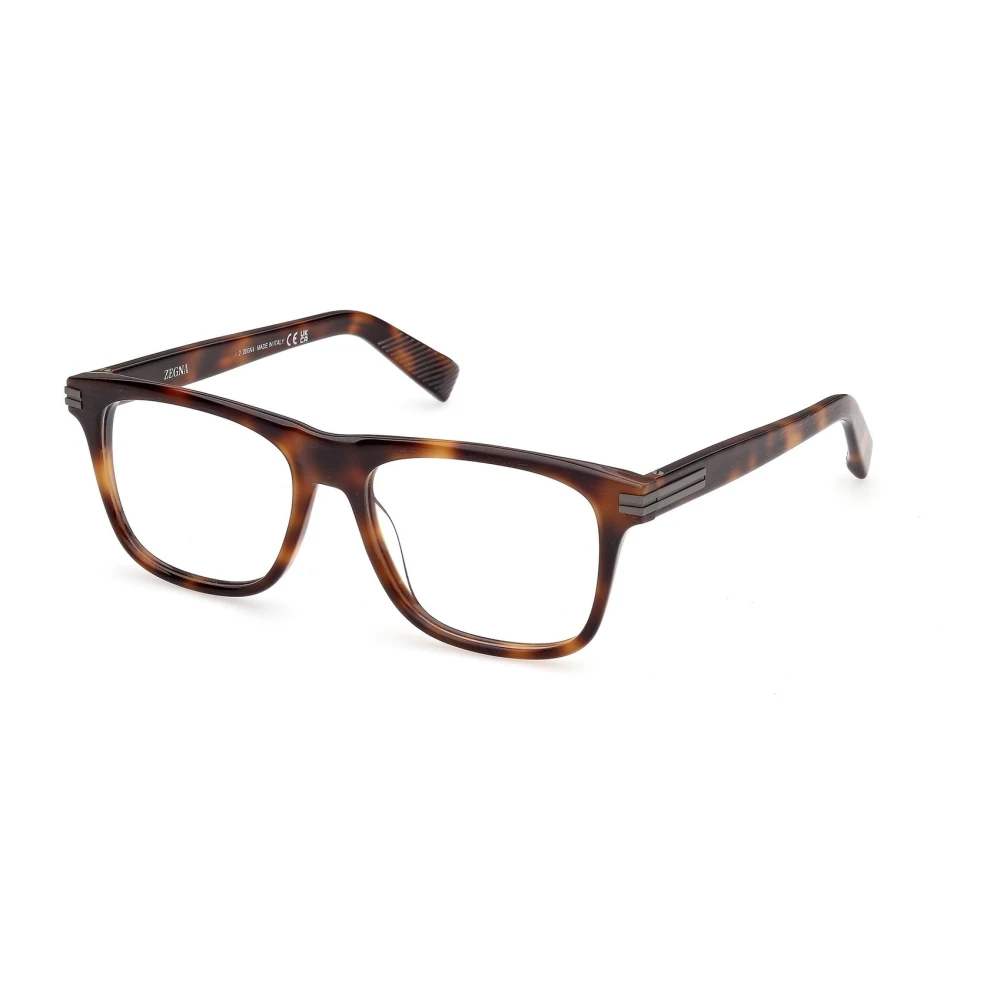Zegna Brown Glasses, Male, 56 Mm, Eyeglasses
