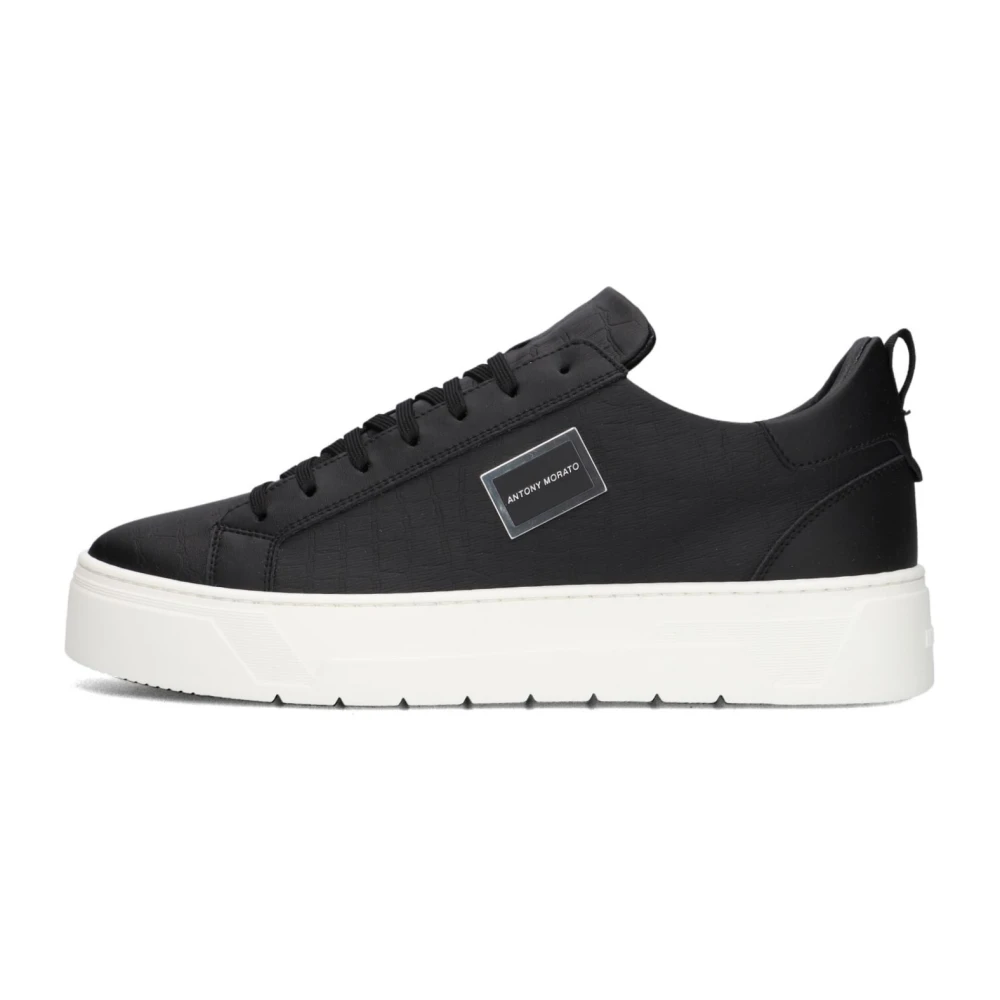 Antony Morato Mannelijk Zwart Schoenen Heren, 41 Eu, E Stijlvolle Herensneakers