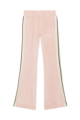 Chenille Flared Track Pants