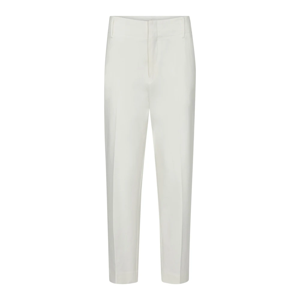 MOS MOSH Casual Estelle Broek met Coole Silhouet White Dames